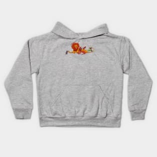 Of Lion and Mice Kids Hoodie